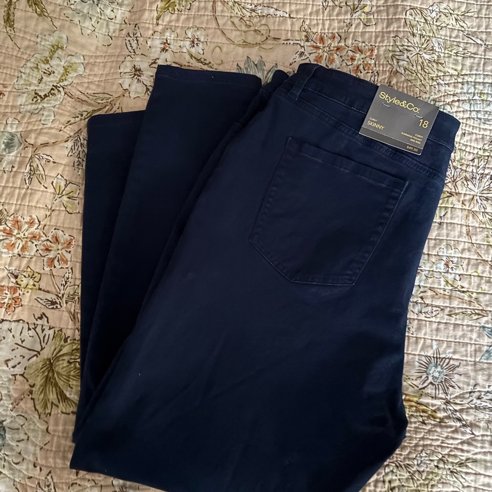 Style & Co® jeans,curvy skinny-comfortable touch of stretch and a slimming fit.